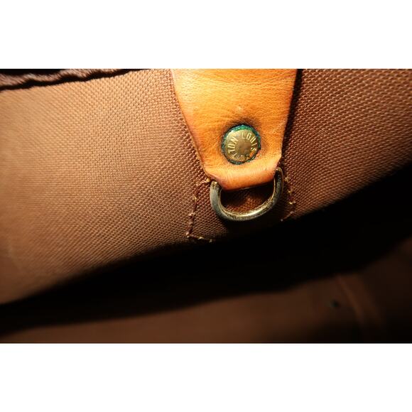 Vintage Louis Vuitton Leather Monogram Speedy Boston Hand Bag Brown - Picture 7 of 16
